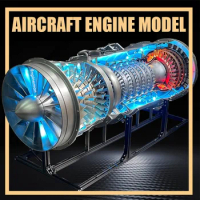 Custom 200CM J-20 Turbofan Engine Model Long Fighter Aircraft Engine Limited Edition Large Turbofan Engine Model Toy Display