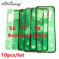 AliSunny 10pcs Back Housing Cover Sticker for SamSung Galaxy S6 S7 Edge S6Edge Adhesive Glue Back Glass Dual Tape for S8 S6Edge+