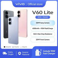 [NEW LAUNCH] vivo V60 Lite 4G (8/256) 50MP Sony Camera, 6500 mAh + 90W FlashCharge, Bypass Charging,