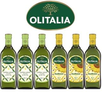 【Olitalia奧利塔】精緻橄欖油+葵花油禮盒組(1000mlx2瓶 x 3組)