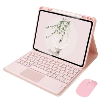 Magnetic Touchpad Keyboard Case for iPad Pro 11 2018 2020 2021 11'' Cover Smart PU Leather Stand Shell Funda+ Pen slot / Mouse