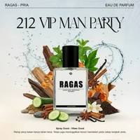 PARFUM 212 VlP MEN PARTY | Parfum pria disukai wanita - Minyak Wangi Pria - Parfum Cowok | Ragas 100
