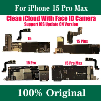 China Version Dual Sim Motherboard Support iOS Update For iPhone 15 Pro Max / 15Pro Clean iCloud Logic Board Full Chips Working