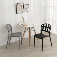 【IDEA】BV海灘風編織紋包覆透氣休閒椅/餐椅(4色任選)