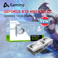 AX GAMING RTX 4080 RTX4060TI RTX4070 New Graphic Card GDDR6X 256Bit RTX4080 16Pin Gaming NVIDIA GPU Video Cards placa de vídeo