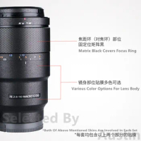 SEL90M28G Lens Skin Decal For Sony FE 90mm F2.8 Macro Anti-scratch Sticker Wrap Film Protector