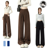 Celana korduroi wanita celana korduroi longgar Korea Korea gaya baru celana jeans pinggang tinggi wa