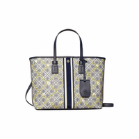 精選★TORY BURCH  T Monogram 老花藤蔓花紋 女小號托特包 (預購)82594~【母親節禮物★菲尼斯 國際精品3折起 春夏新品 換季下殺】