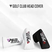Anti Scratch PGM Golf Club Head Cover Nylon Wear Resistant Golf Accessories Washable Push Rod Protective Sleeve Golf Course