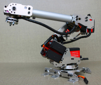 【優選百貨】限時下殺 機械臂 機械手臂 多自由度機械手 工業機器人模型 六軸機器人 201