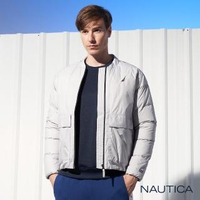 【NAUTICA】極保暖防寒輕羽絨外套(灰色)