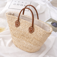 Casual Wicker Large Capacity Tote Rattan Women Handbags Designer Summer Beach Straw Bags Lady Bali B