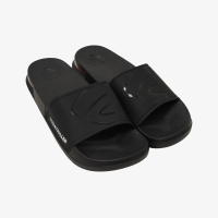 SANDAL SLIDE SELOP SEMI LEATHER CASUAL PRIA WANITA HITAM ORIGINAL FRIDAY KILLER | MC CORE AIR BLACK