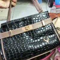 tas croco mewah tebal glossy