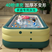 兒童充氣游泳池家用寶寶嬰兒戲水池大型家庭小孩水池戶外大人泳池