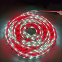 Lampu LED Strip Selang EMICO Merah Putih Panjang 7 Meter + Adaptor