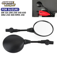 For SUZUKI DRZ 400 400S 400E 400SM DRZ250 DR125 DR200 DR250 DR350 DR650 Motorcycle Rearview Mirrors DRZ400 Folding Rear Mirrors