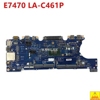 Used For DELL Latitude E7470 Laptop Motherboard AAZ60 LA-C461P with i5-6300U CPU 0DGYY5 CN-0DGYY5 0VNKRJ CN-0VNKRJ I7-6600U DDR4