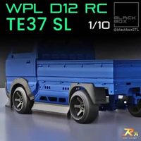 WPL D12 Skala 1:10 Velg TE37 SL - Velg dan Ban 1 Set RC Drift 3D Print WPL D12 Magenta