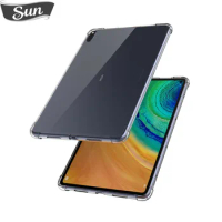 Silicon Case For Huawei Matepad Pro 10.8 2019 2021 Matepad 10.4 10.8 2020 M6 10.8 Transparent Case Soft TPU Back Tablet Cover