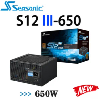 80 PLUS Bronze EPS 12V SSR-650GB3 Intel ATX 12 V S2FC-Smart and Silent Fan Control 650W Seasonic S12III 650 Power Supply GAMING