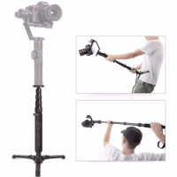 Zhiyun Telescopic Monopod Selfie Stick with Tripod Stand for Crane 2, Plus, V2, Crane-M,DSLR Canon Nikon SONY Camera