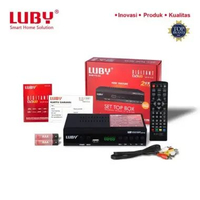 Set Top Box TV Analog ke Digital Luby Tabung LCD Reciever DVB T2 02 Penerima Siaran STB T2-02 Antena