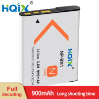 HQIX for Sony DSC-WX150 WX30 W730 WX50 W570D W510 W810 WX100 WX7 W570 W520 W830 WX5C Camera NP-BN1 / NP-BN Battery Charger