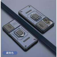 Sarung Telefon Tingkap Gelongsor Cincin, Baharu untuk OPPO REALME C67 / 12PRO / RENO 11F / F25PRO