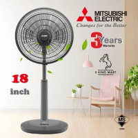 MITSUBISHI ELECTRIC Tatami Fan 18\ Inches R18GU Table Stand Fan R18-GU LUXURY JAPAN QUALITY Kipas B