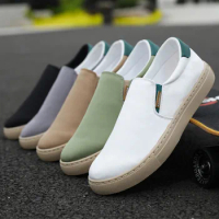 Canvas Shoes Breathable Loafer Sneakers Men Vulcanized Shoes Autumn New Men Shoes Breathable Walking