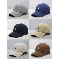 Ralph Lauren 2025 sun protection versatile pony embroidered soft top casual baseball cap men women t