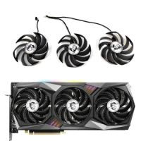 Original MSI GeForce RTX 3060 Ti GAMING Z TRIO 8G (LHR) Video Card fan, suitable for RTX 3060 3070 3080 3070TI 3090 cooling fan