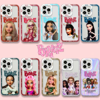 Fashion Bratz Doll Phone Case For Samsung A71 A53 A50 A52 A52S A72 A71 A22 A20S A20 A30 A11 4G 5G Transparent Cover