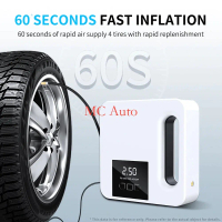 Hot Sale✨Offer✨ 12V Car Tire Pump Air Compressor Tire Inflatable Air Pump Car Portable Inflator Car