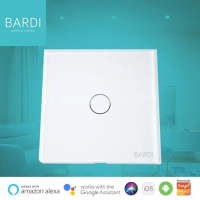 Terjangkau Bardi Smart Wall Switch Eu1 Gang Putih Saklar Wifi Touch