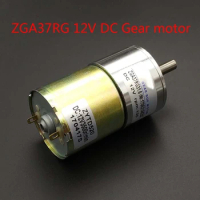 GA37RG 24VDC motor 5/10/15/20/30/50/85/120/150/200/300/500RPM ZHENGKE output speed Gear motor 37MM Central shaft High Torque
