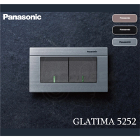 【Panasonic 國際牌】單入 GLATIMA 系列 螢光雙切開關 螢光開關 二切開關 110V(WTGF5252H)