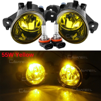 belook ชุดโคมไฟตัดหมอกรถยนต์ 2 ชิ้น + หลอดไฟ LED ฮาโลเจน H11 12V สำหรับ Nissan NV400 NV 400 X62 Van 