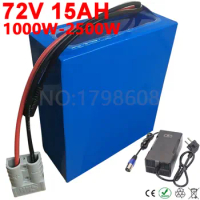 72V Lithium Battery pack 72V 15AH Lithium ion Electric Bicycle Battery for original Cell 72V1000W 2000W Electric Scooter Battery