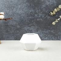 Lumosh - Hexagonal Ceramic Planter Keramik Pot Tanaman