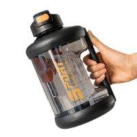 2000ML Summer Sports Water Bottle Fitness Half Gallon Water Jug Large Capacity Leakproof Outdoor Travel Camping Drinking Kettle