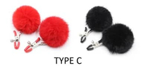 D010 Nipple lonceng BDSM susu toys (dapat2pcs) jepitan bell alat bantu seghsuall jepit puting wanita