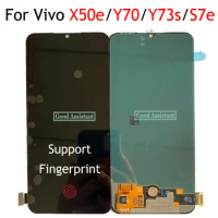 Amoled 6.4inch For Vivo X50e / Y70 / Y73s / S7e V1930 V2031A LCD Display Screen Touch Digitizer Assembly