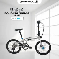SEPEDA LIPAT FOLDING 20 UNITED NIGMA III NIGMA V ALLOY NIGMA V BK/GOLD