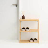 【MUJI 無印良品】竹材收納架/三層 寬50*深26*高60cm