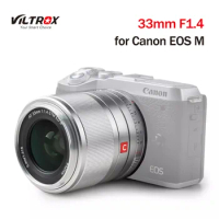 Viltrox 33mm f1.4 STM AF Prime Lens for Canon EOS M mount Camera EF-M APS-C For EOS Mark II M200 M50M M5 M6 Lens