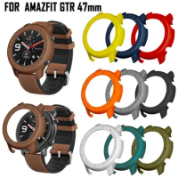 GTR 47MM Case Hard PC Cases For Huami Amazfit GTR 47MM Watch Cover Protective Anti-knock Case For Amazfit GTR Screen Protectors