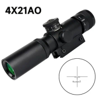 Tactical 4x21 AO Scopes Reflex Airsoft Optics Sight Crossbow Short Compact AirsoftAir Riflescope Outdoor Hunting Rifle Scope