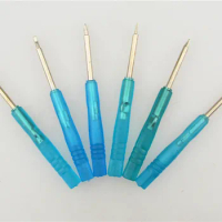 6 in 1 T5,T6 Phillips 1.5, 2.0, Torx 0.8, Slotted 2.0, Precision Magnetic Screwdrivers Set Repair Open Tool for Iphone Samsung
